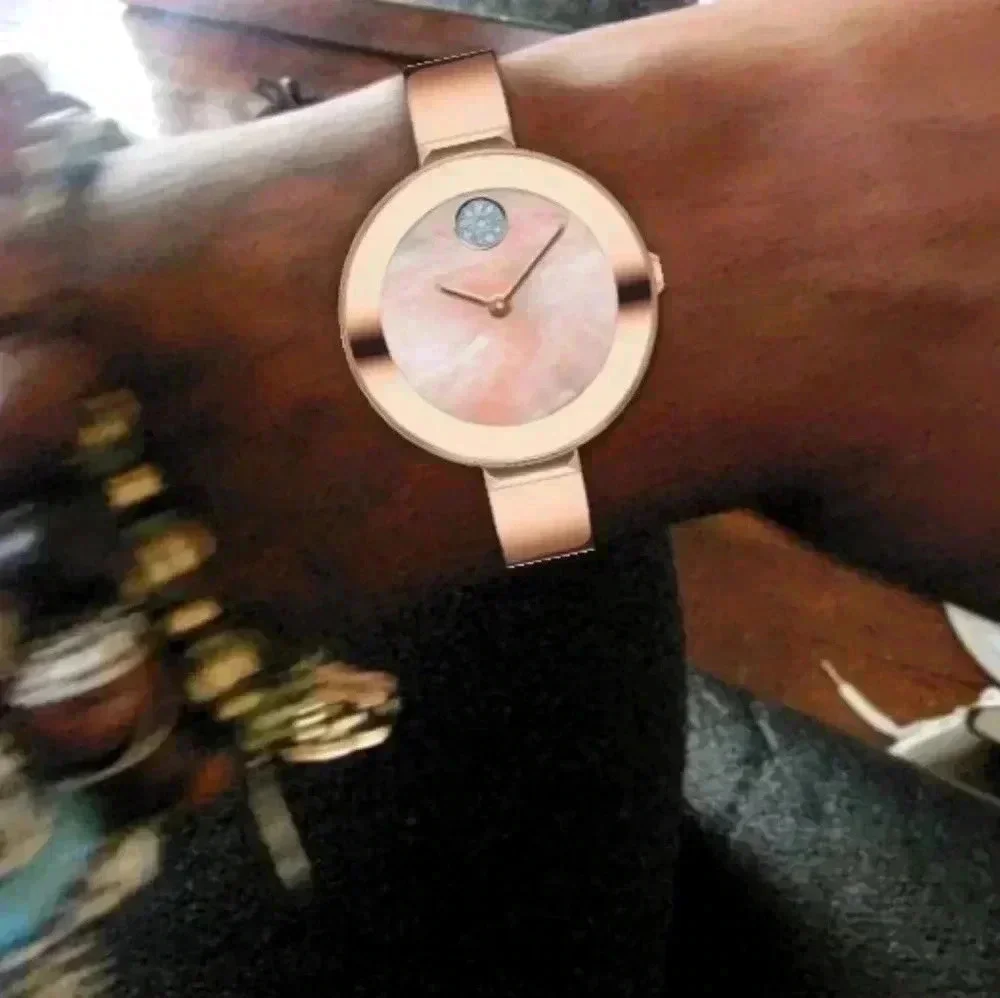 MOVADO BOLD Women's Stainless Steel Mother of Pearl watch.